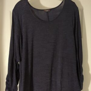 Kokomo Brand Dark Blue Long Sleeve Top